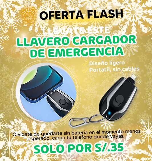 OFERTA LLAVERO CARGADOR DE EMERGENCIA